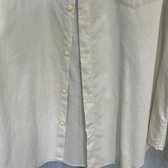 Calvin Klein Men's Cream Button-Down Shirt. XL - Picture 5 of 8